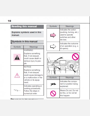toyota gr yaris 2022 2023& 2024 owners manual